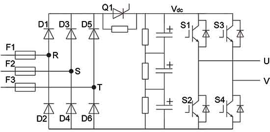 Схема силовой ячейки MVD1000