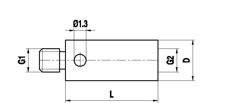 M2 на M3 переходник из нержавеющей стали, L 7 мм, для систем ZEISS A-5555-2457
