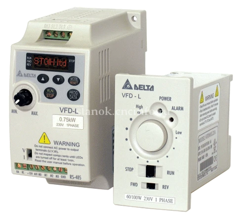 Преобразователь частоты низкого напряжения DELTA ELECTRONICS VFD-L